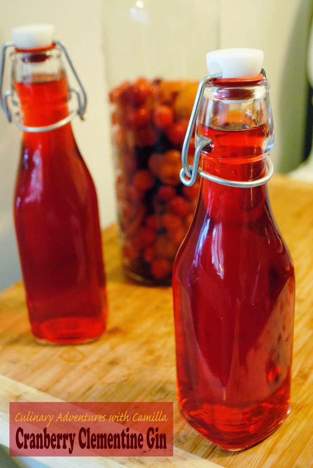 Secret Recipe Club Cranberry Clementine Gin Culinary Adventures with