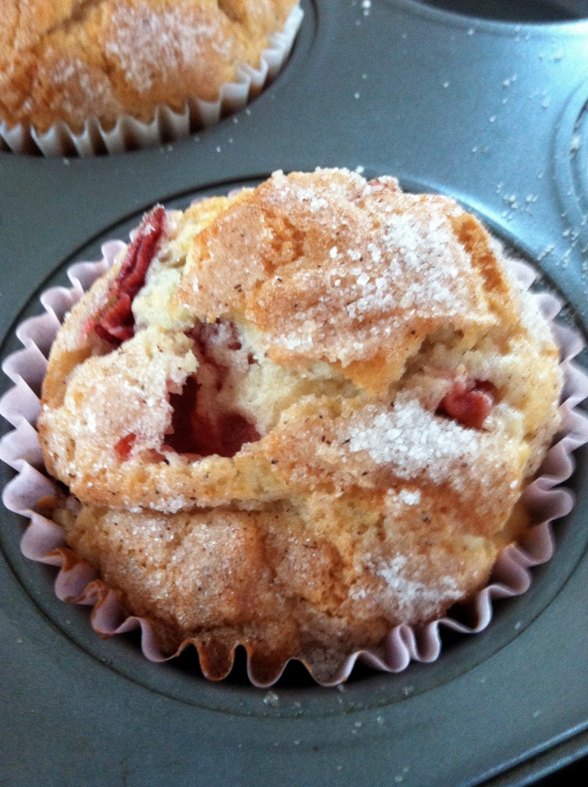 Color Me Caroline Strawberry Muffins