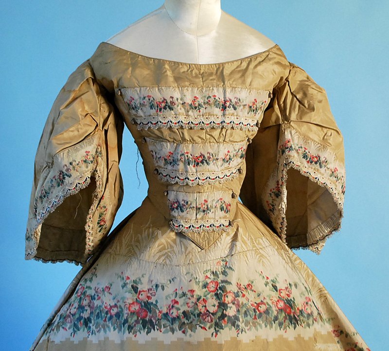 1850s ball gown