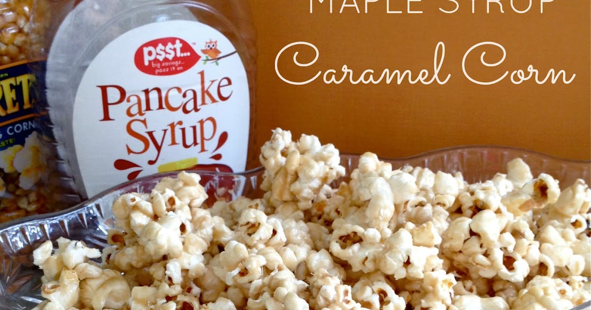 Easy Maple Syrup Caramel Corn (gluten free, vegan, and sugar free