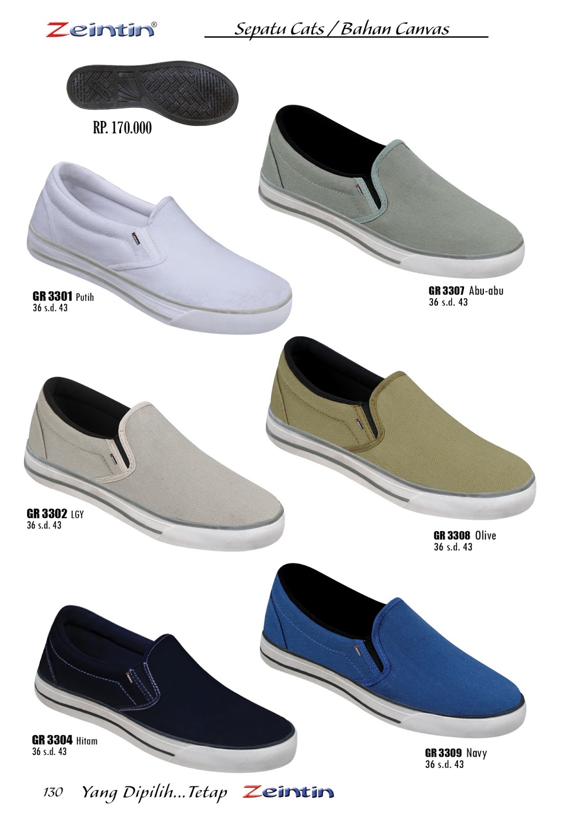 Sepatu Cats Bahan Canvas - Online Mall Sepatu dan Tas Indonesia