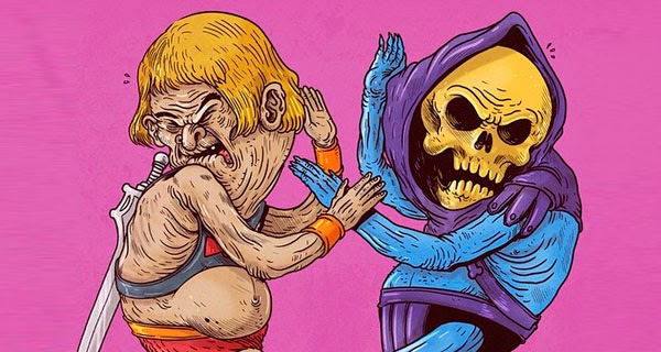 Skeletor vs He-Man by Alex Solis Skeletor vs He-Man by Alex Solis