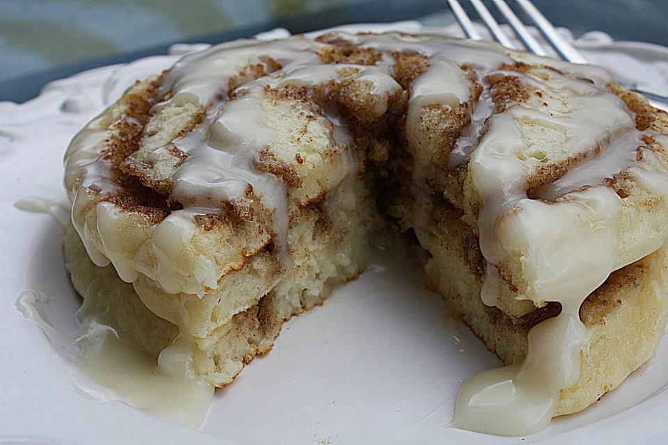 Now You Can Pin It! Cinnamon Roll Pancakes
