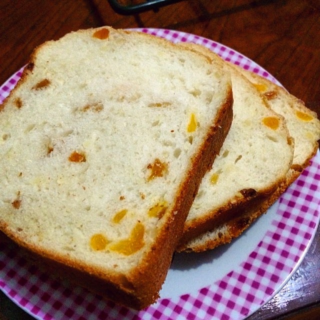 Apricot and Raisin Loaf Bread The Fatty Rie