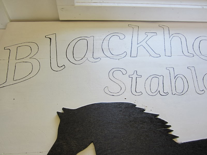 Simply Country Life Vintage Style Handmade Horse Boarding Livery Sign