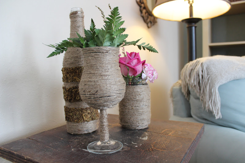 What You Make it... DIY Twine Wrapped Bottles
