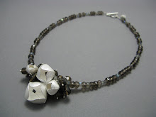 Blossom bud cluster necklace