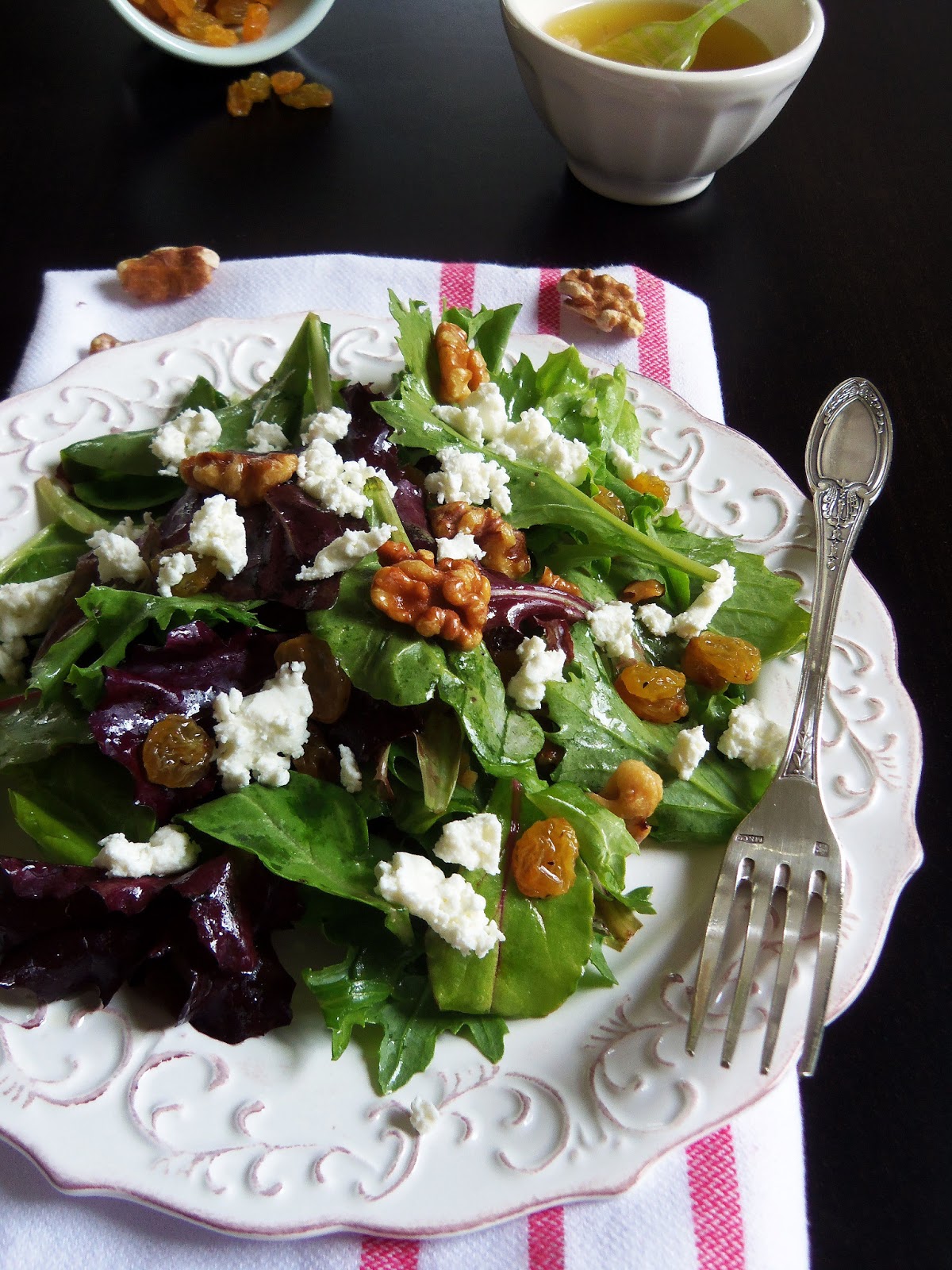 Simply Romanesco Fresh Goat Cheese Salad