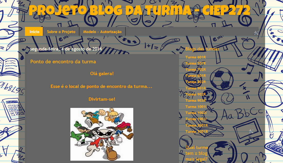Projeto Blog da Turma - CIEP272