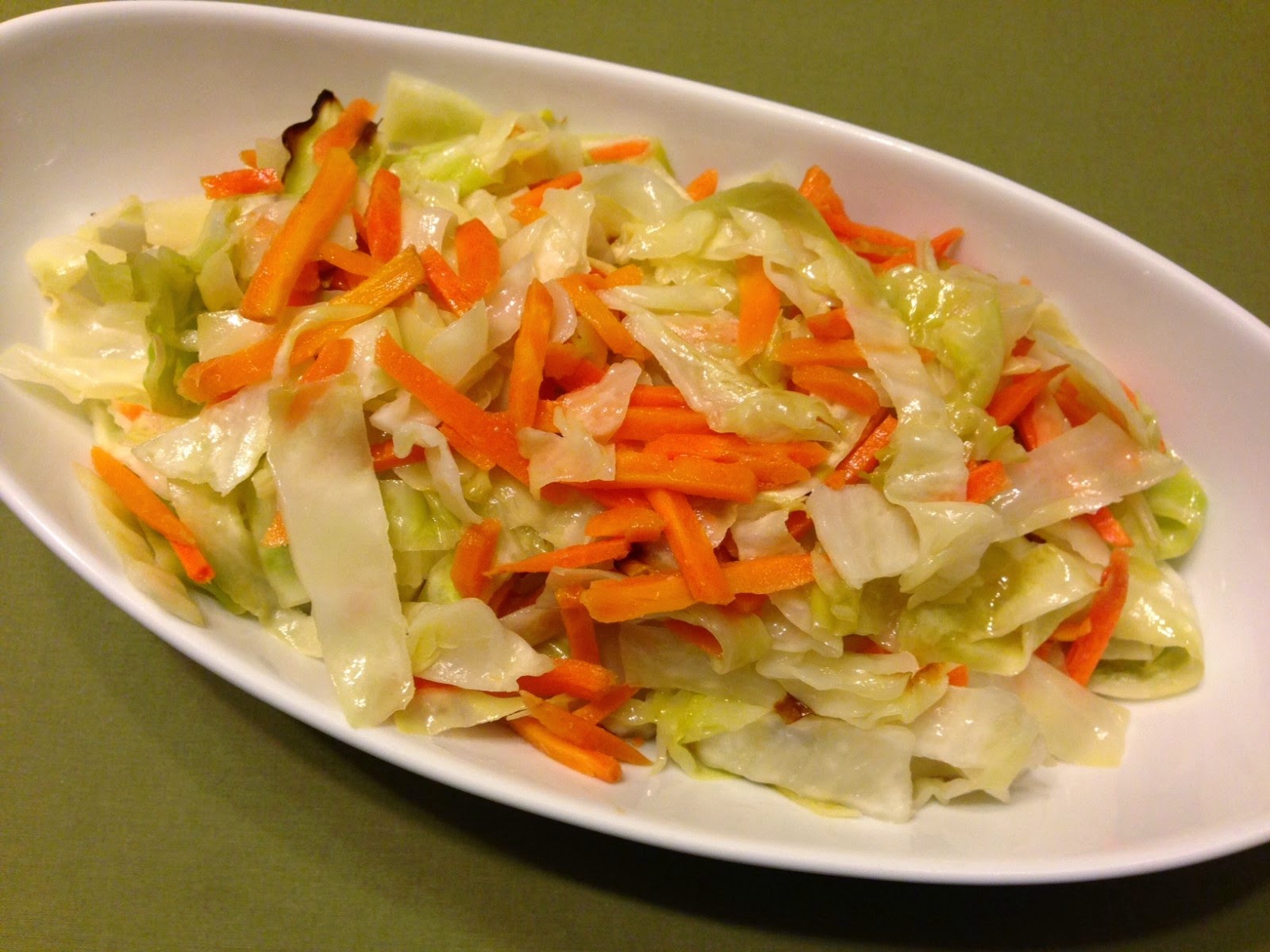 Much Ado About Somethin Roasted Cabbage and Carrots