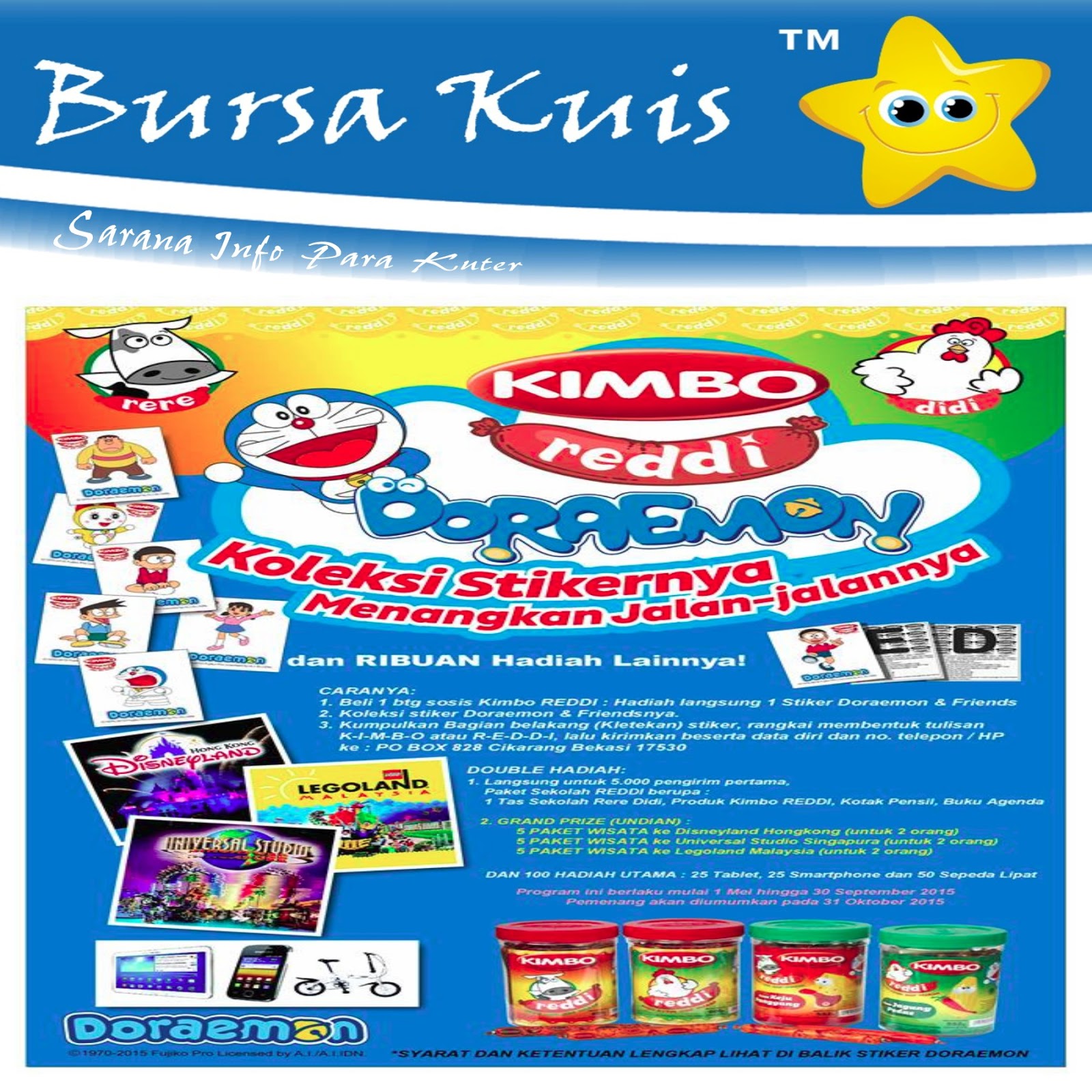Sosis Kimbo Reddi Berhadiah Ratusan Gadget dan Paket ...