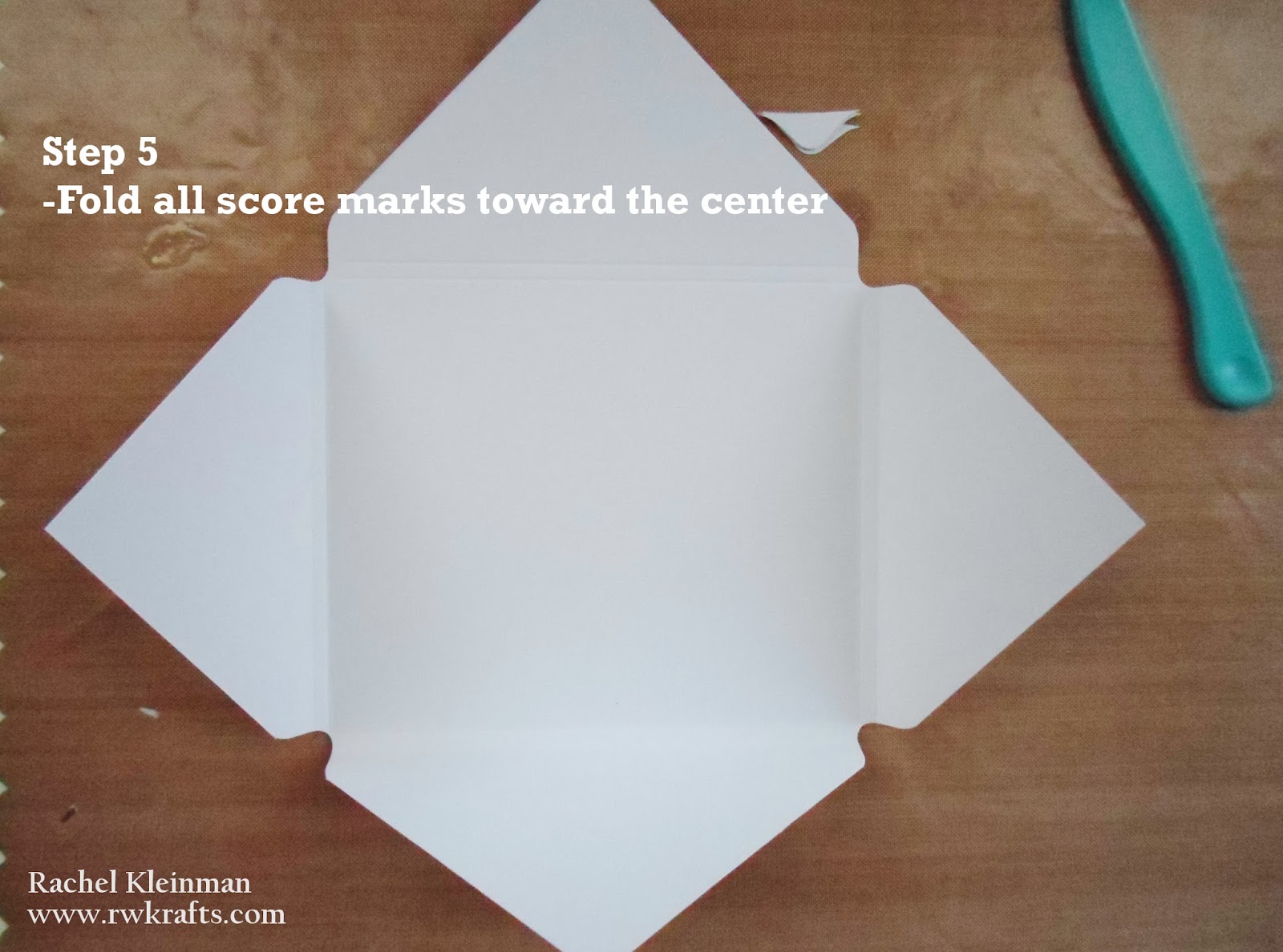 RWKrafts How To Tuesday Make Envelope for Dimensional Cards