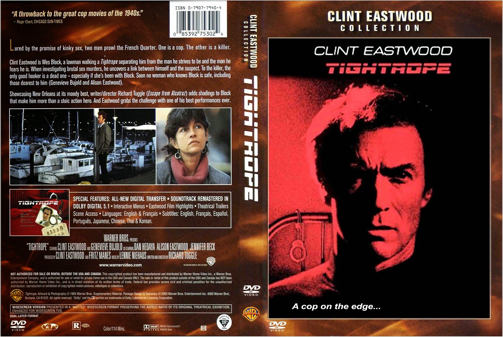 The Clint Eastwood Archive Tightrope 1984