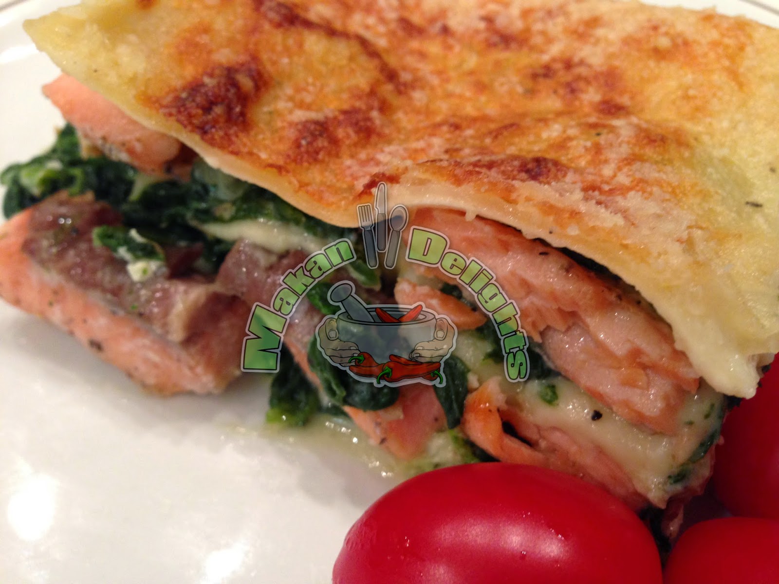 Makan Delights Salmon & Spinach Lasagna