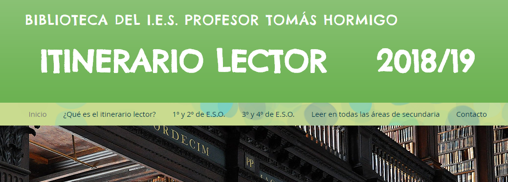 ITINERARIO LECTOR 2019/20