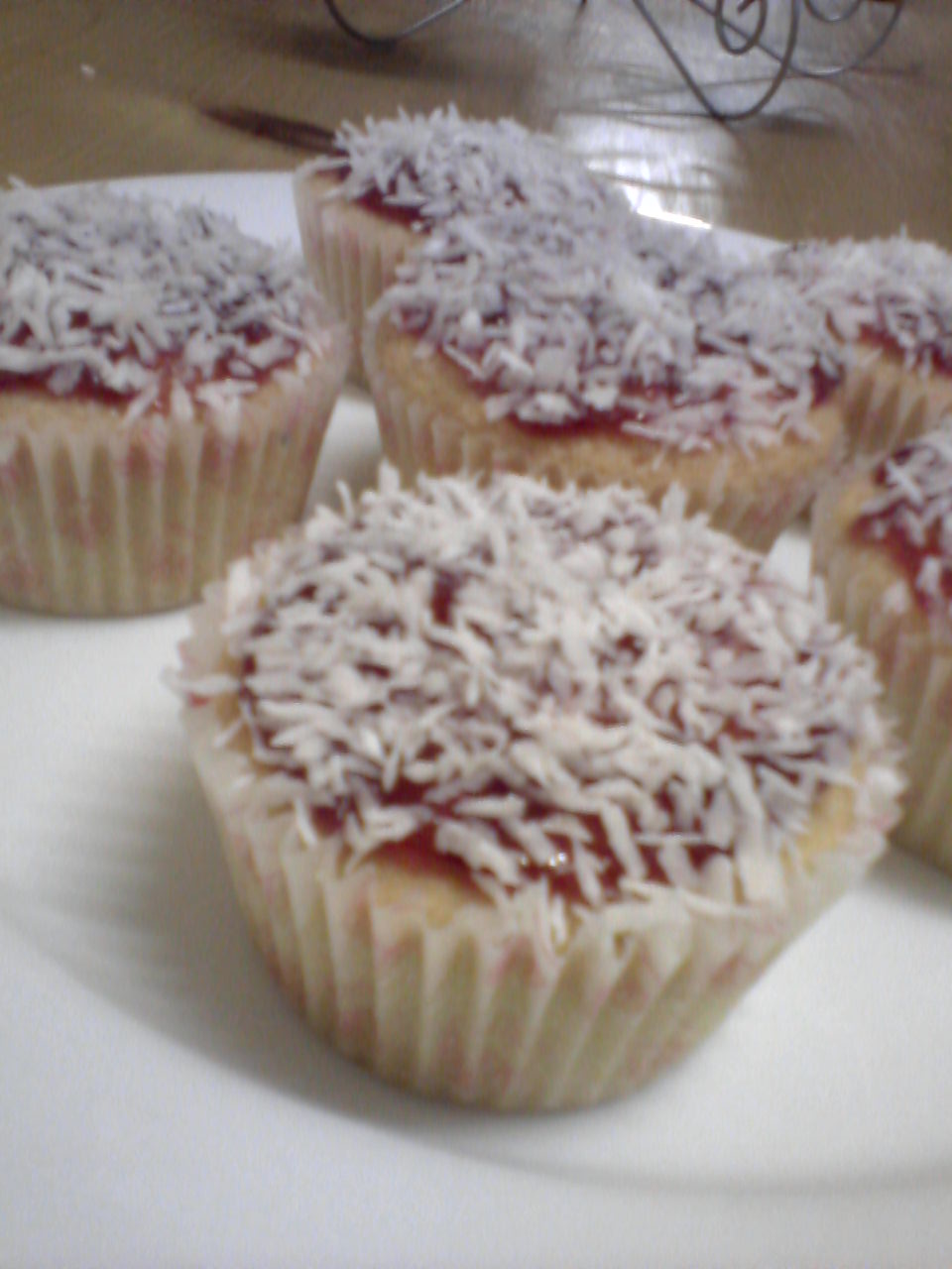 Khadijah's Cakes, Bakes and CupCakes! Jam and Coconut Cupcakes