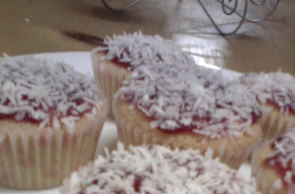 Khadijah's Cakes, Bakes and CupCakes! Jam and Coconut Cupcakes