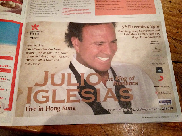 Julio Iglesias Hong Kong