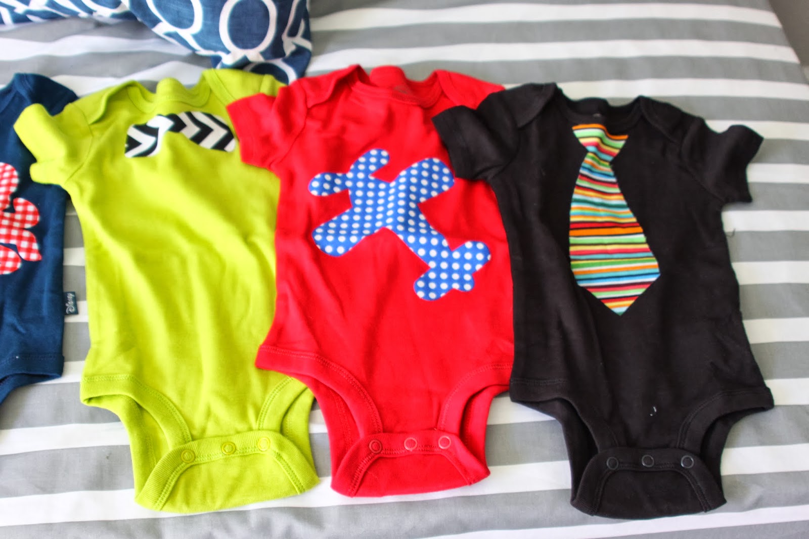 Our Pinteresting Family Onesie Making Station for Baby Shower