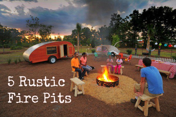 Rocky Top Log Furniture Railing Blog 5 Rustic Fire Pits