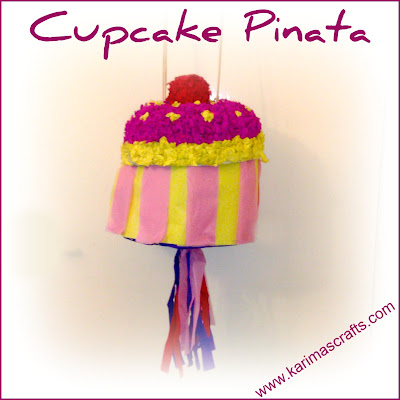 cupcake party theme pinata
