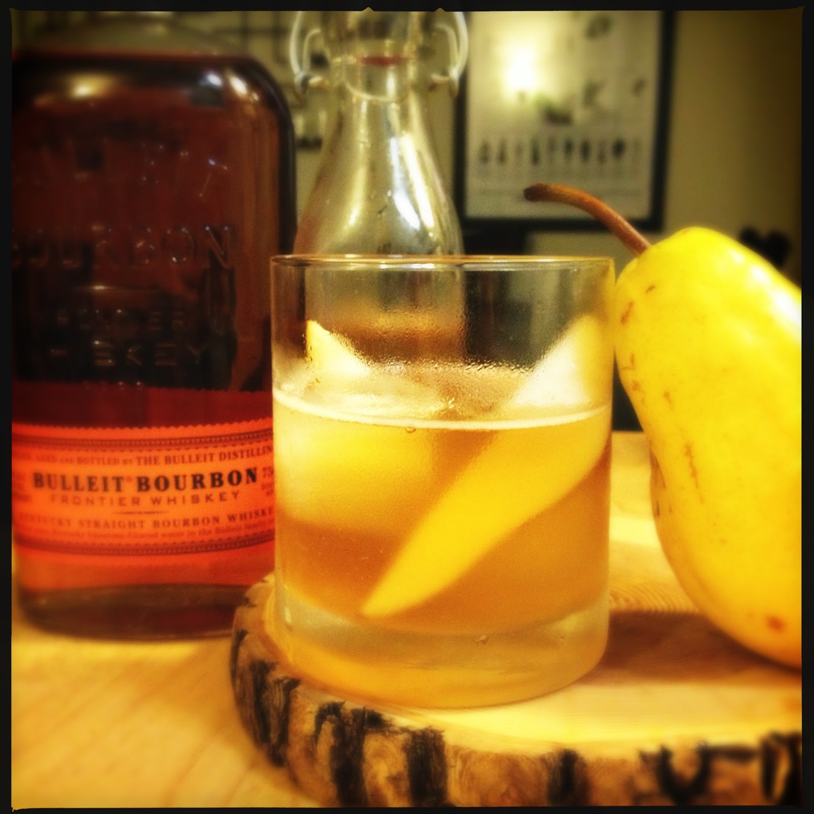 The Lush Chef Bourbon, Pear & Ginger Cocktail