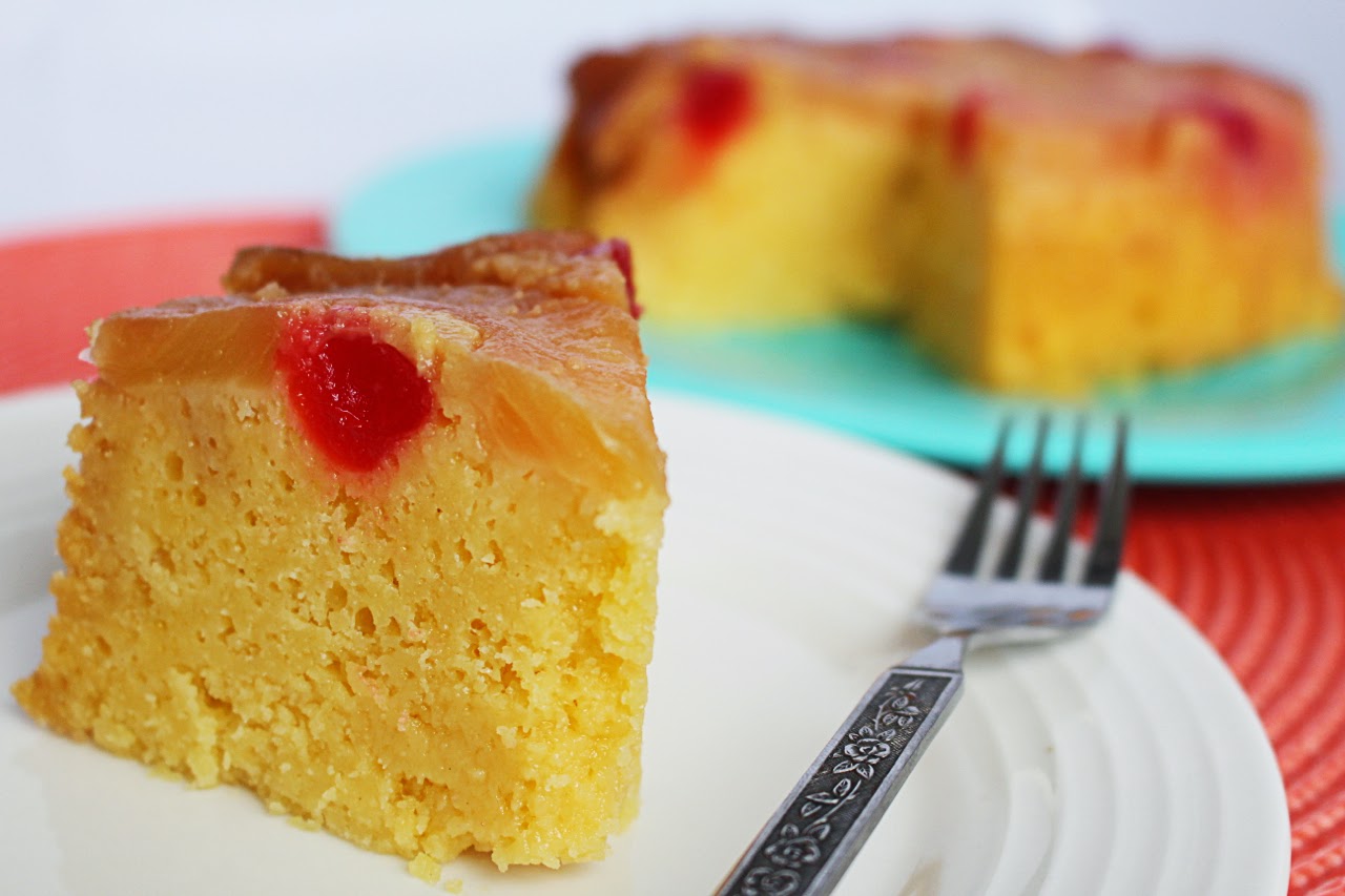 Kylee's Kitchen Crockpot Pineapple Upside Down Cake