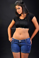 Anuhya, reddy, hot, navel, and, thigh, show