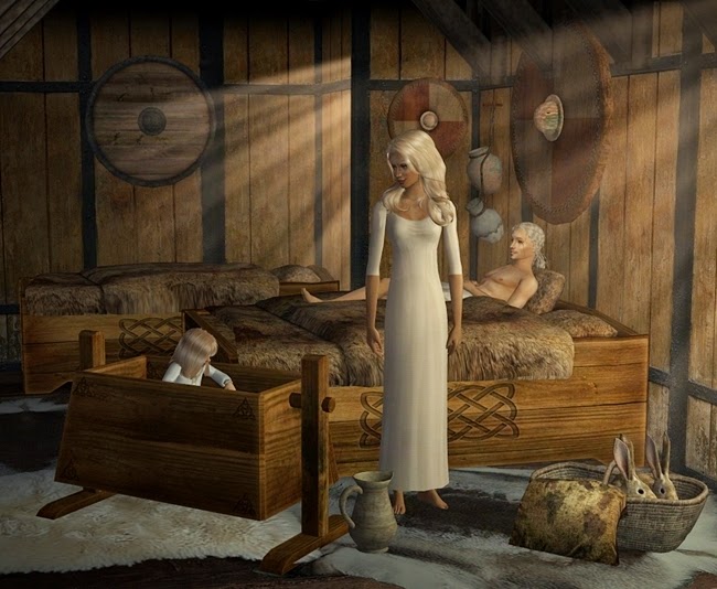 The Medieval Smithy SIMS 2: Celtic Bedroom