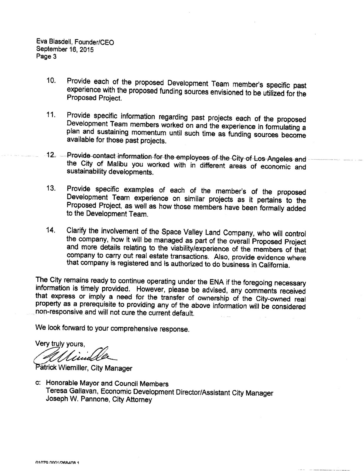notice of default letter sample