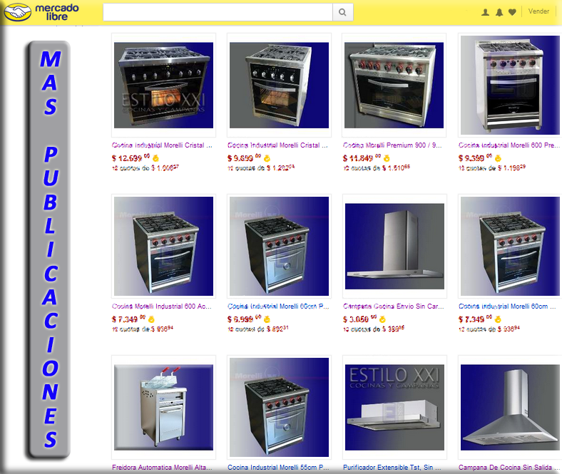 ESTILO XXI - COCINAS: MAS ARTICULOS - COCINAS