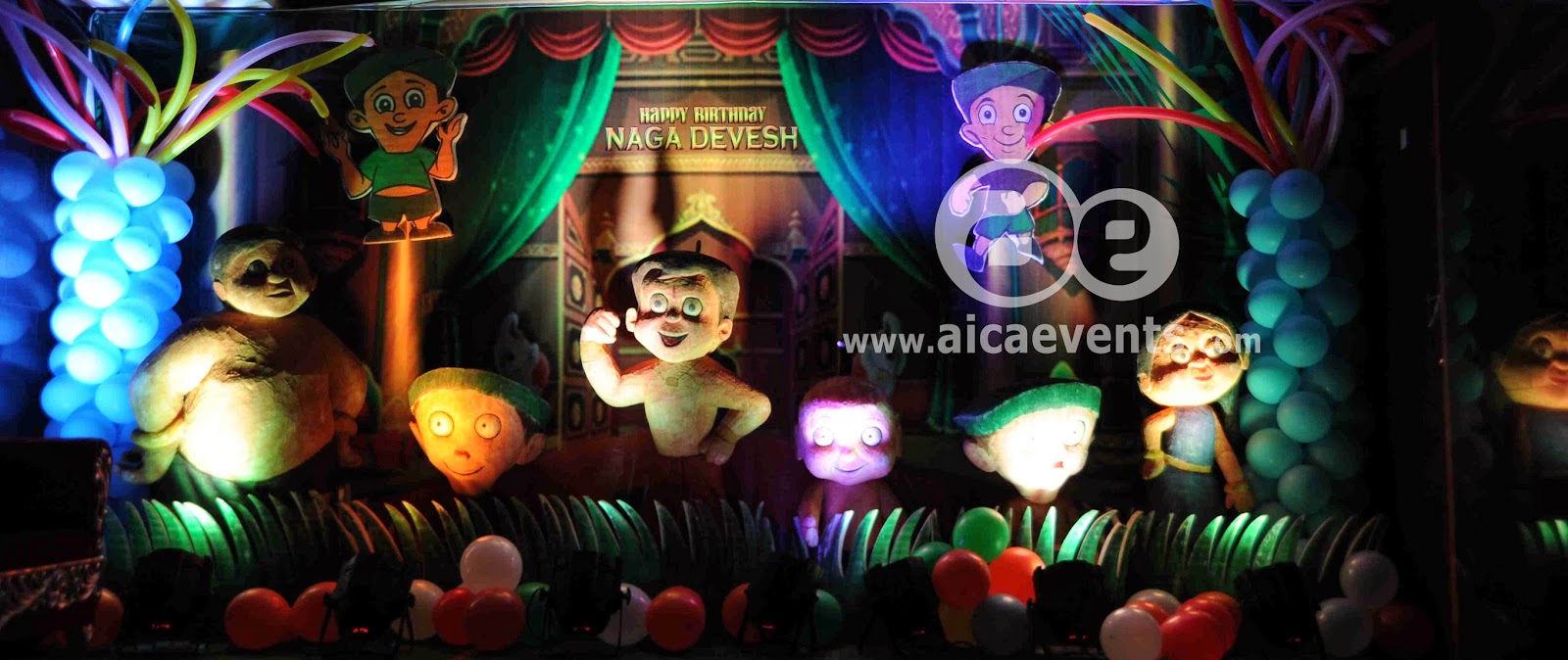 Aicaevents India Chhota Bheem Theme Decorations