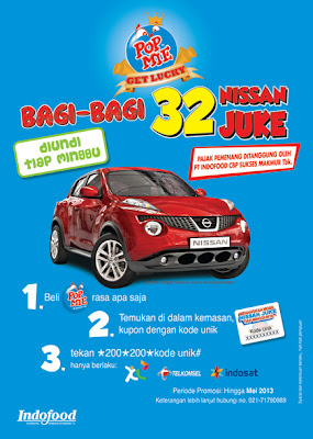 Kompetisi Indonesia: Popmie bagi-bagi 32 NIssan Juke