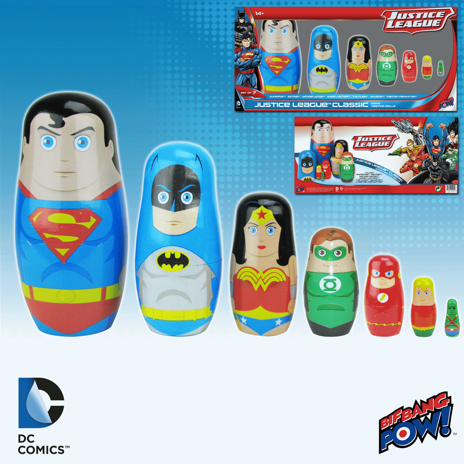 superhero russian dolls