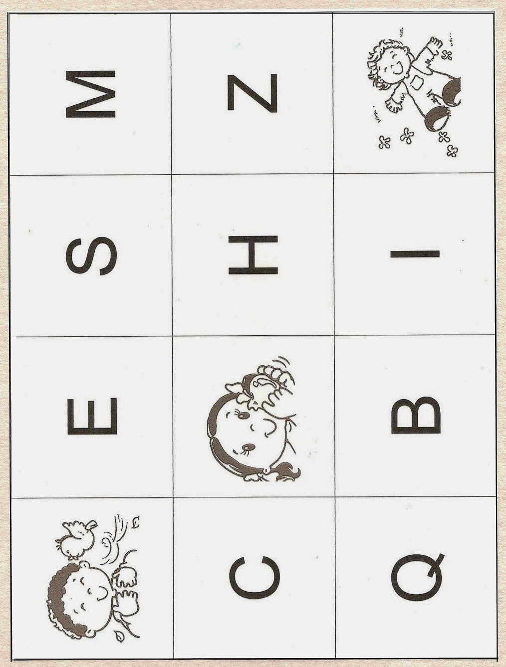 Atividade de alfabetização e letramento: Bingo do alfabeto com letras  maiúsculas pronto para imprimir-ALFABETOS LINDOS