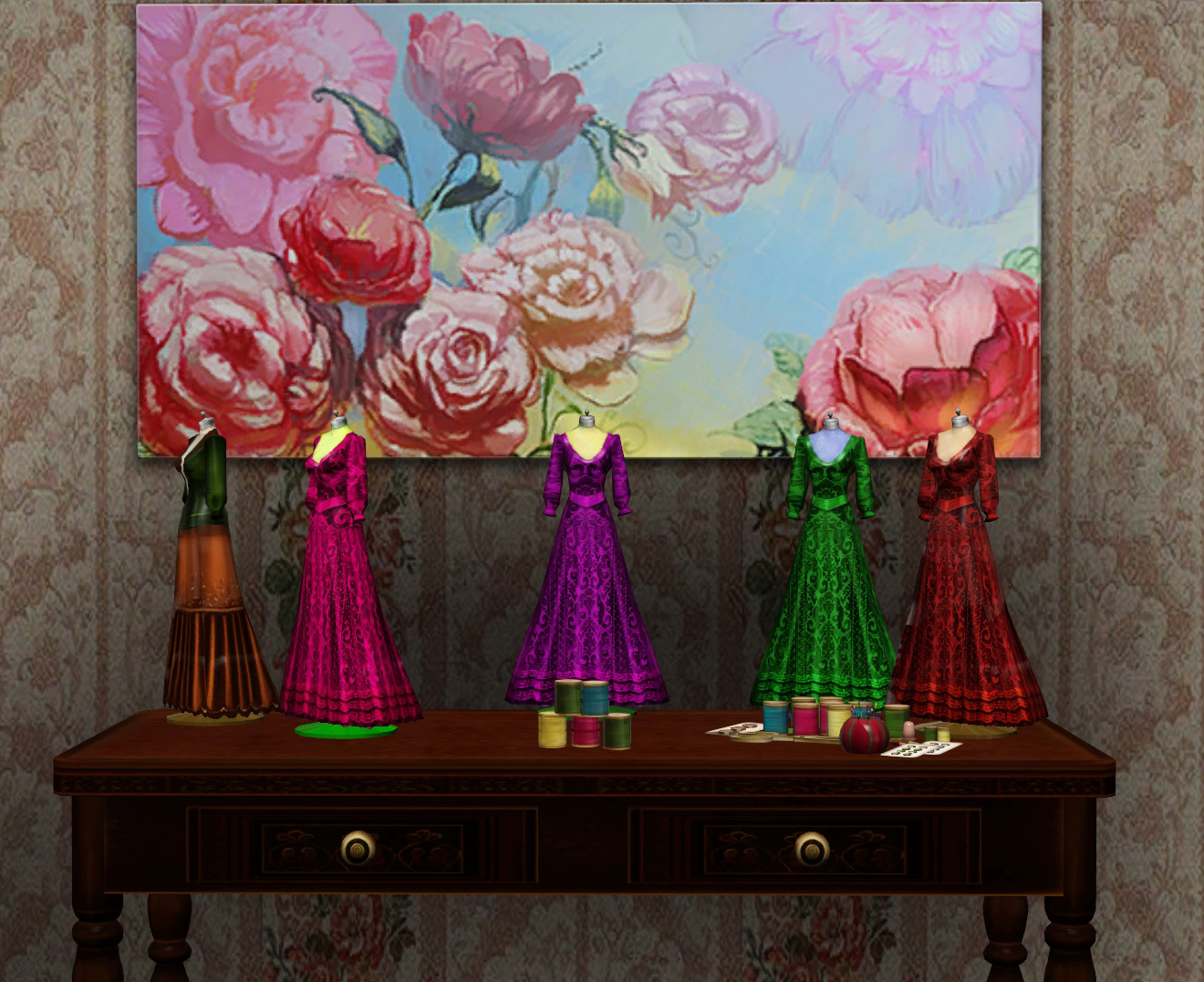 Ladesire's creative corner) Victorian Sewing Room by Ladesire