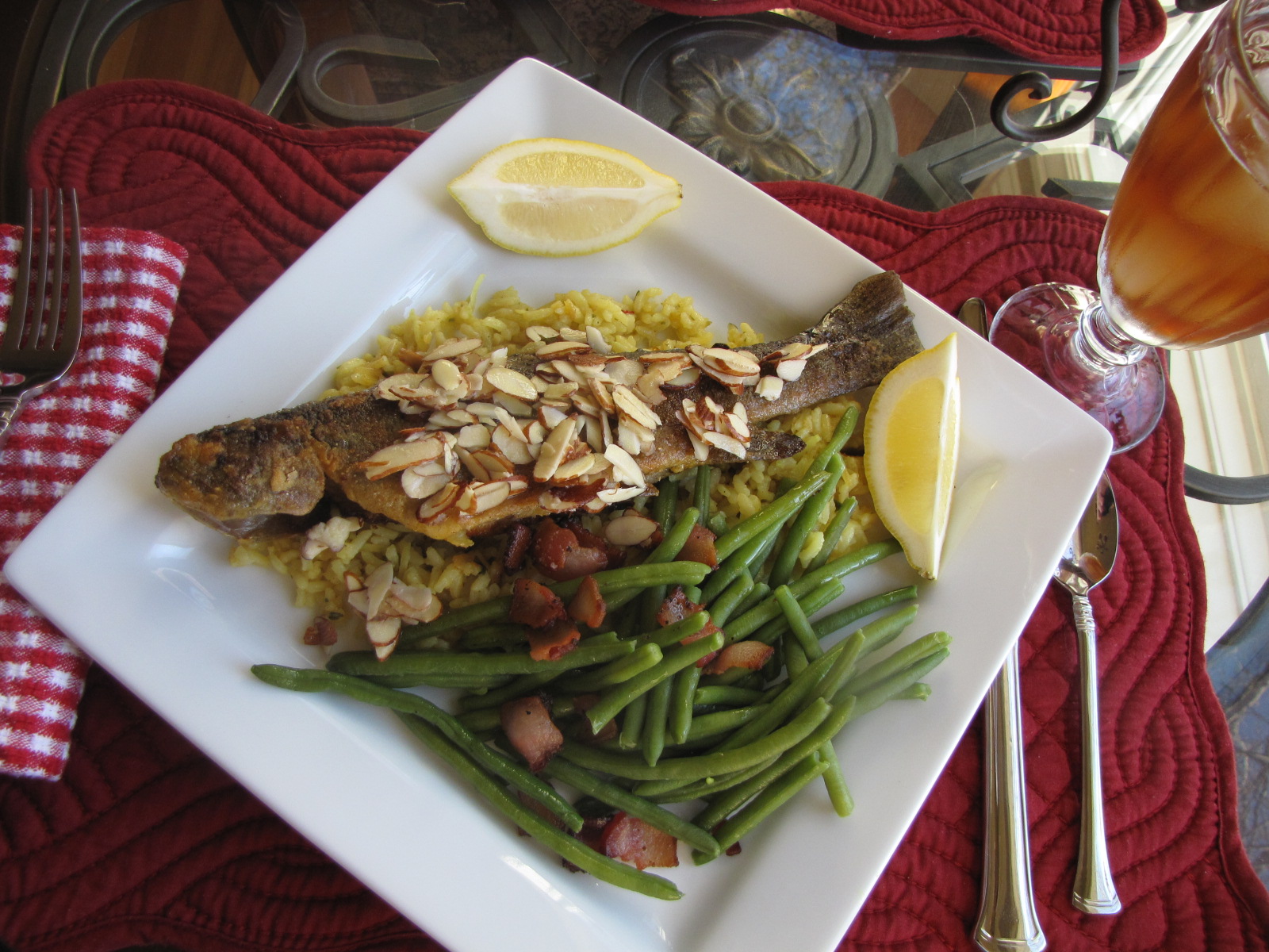 Granny Mountain Trout Almondine