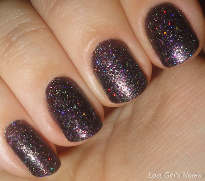 girly bits into the night swatches and review