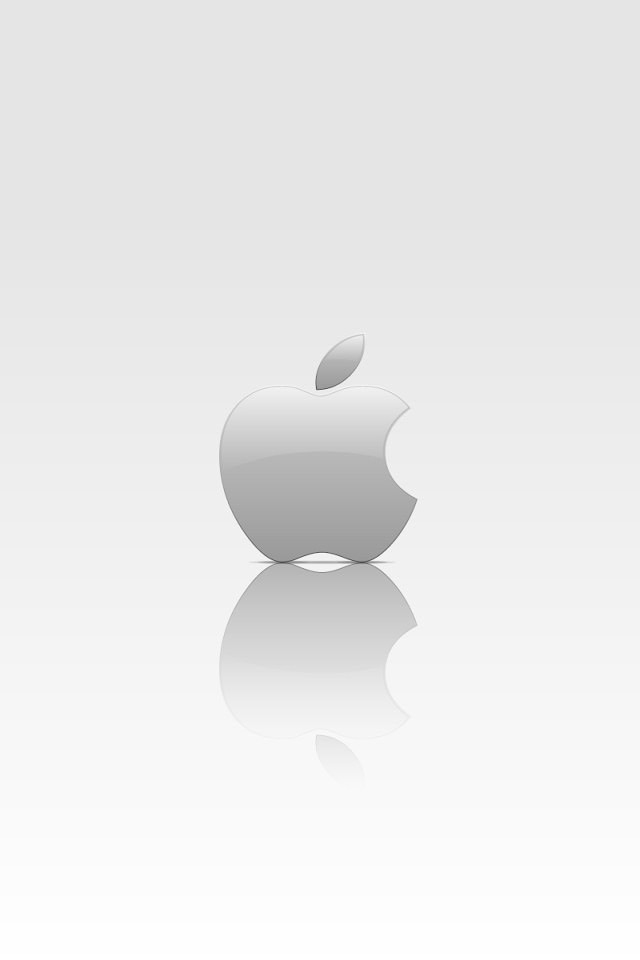 Gray Apple Logo  Galaxy Note HD Wallpaper