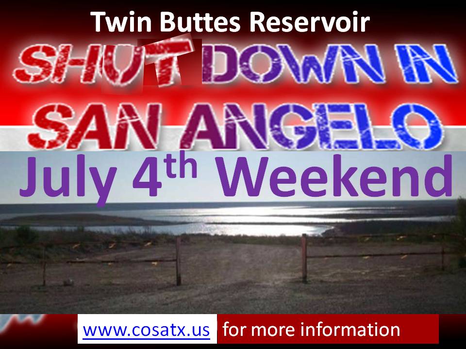 Twin Buttes Reservoir July 4th Shutdown in San Angelo