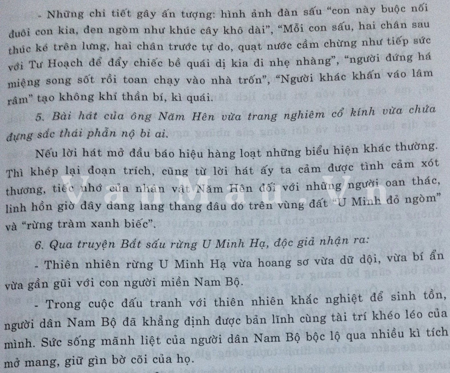Soạn bài Bắt sấu rừng U Minh Hạ