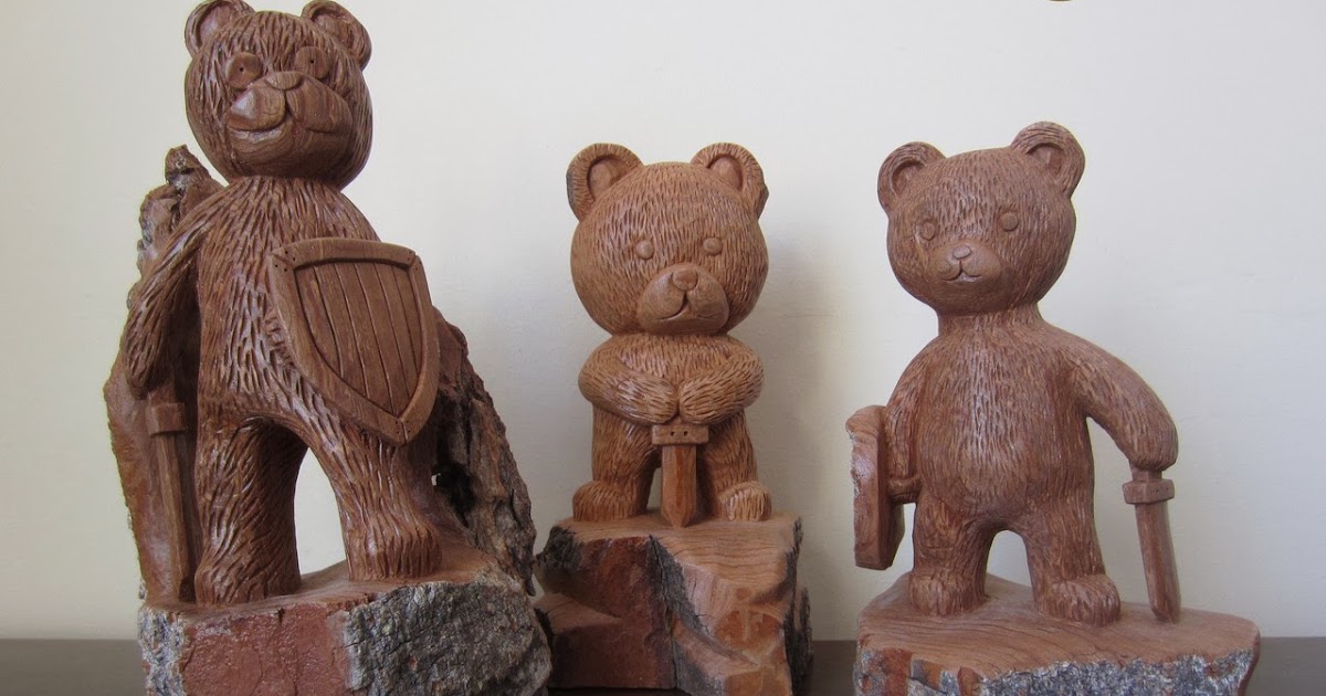 Ales the woodcarver Teddy Bear Guardians