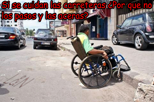 Si se cuidan las carreteras ¿Por que no los pasos, rebajes y las aceras?