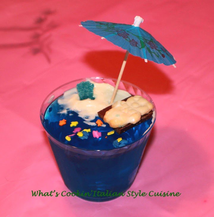 Blue Jello Island Dessert Recipe with Vinny What's Cookin' Italian