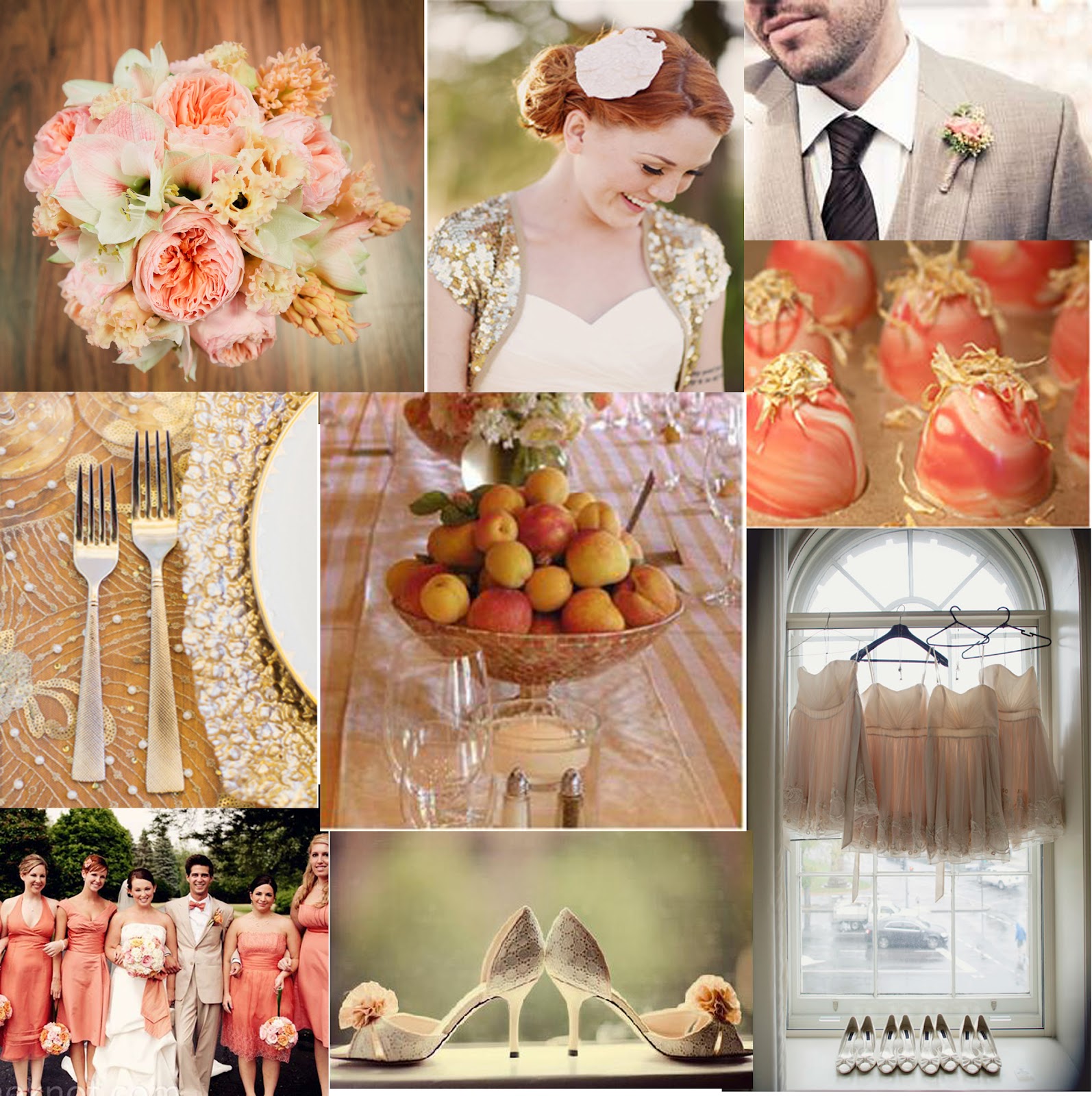download peach and gold wedding download peach and gold wedding