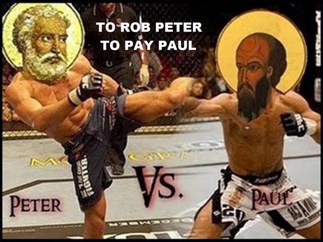 TO ROB PETER TO PAY PAUL -  THE TRUE DOCTRINE OF SALVATION