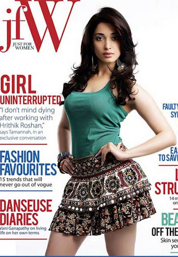 Tamanna JFW Magazine Scan - Tamanna JFW Magazine Cover Scan