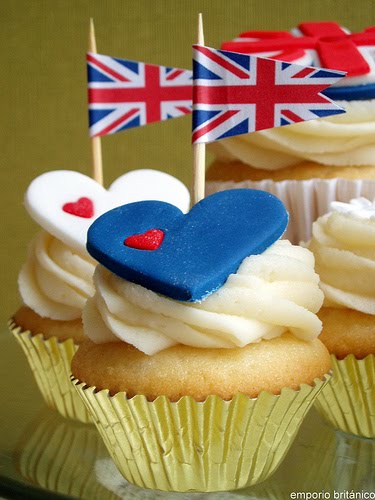 the royal wedding cupcakes. I have to admit, the cupcakes
