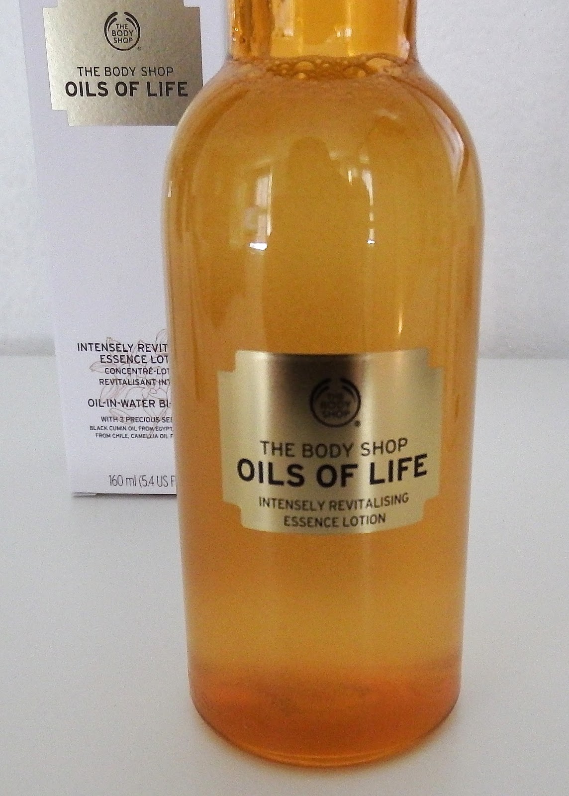 The Body Shop Oils Of Life Range Review Essence Lotion and Facial Oil