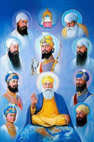 WALLPAPER ON THE NET: Ten Gurus of Sikh - Sikh Gurus